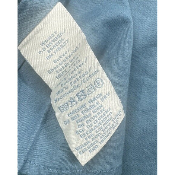 Boden Pale‎ Blue Linen A line Skirt Size 8R - Picture 8 of 8
